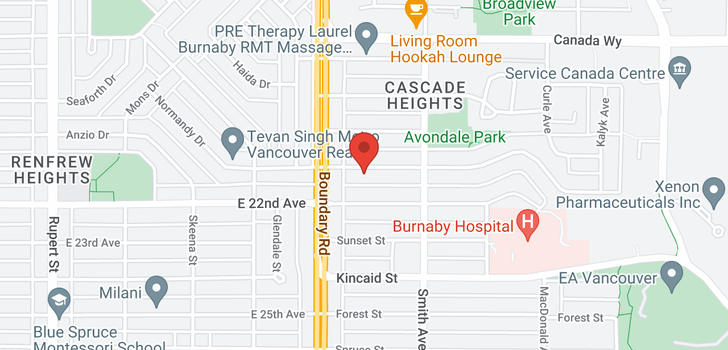 map of 3736 NITHSDALE STREET